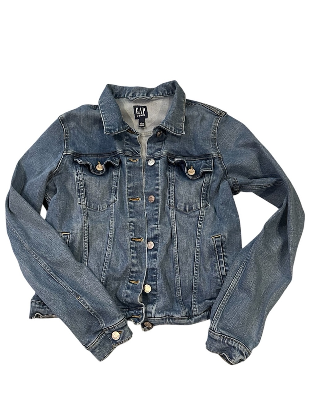 GAP Classic Medium Blue Denim Jacket